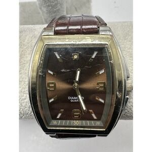 Accutime‎ 4028WMM New Battery Mens Tank Watch 42MM 8" M10